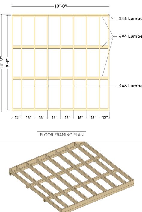 10x10 Shed skid foundation plans, made from 4x4 and 2x6 lumbers. Complete and free shed plans available on BuildBlueprint. Skid Shed Foundation, Shed Plans 10x12 Free, Diy Shed Plans 10x12, 10x10 Shed, Shed Foundation, Deck Foundation, Diy Sheds, 10x10 Shed Plans, Building A Floating Deck