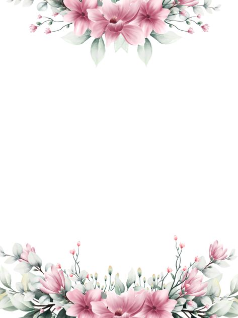 Wedding Flower Frame, Diy Paper Wall Hanging, Kitty Aesthetic, Flower Frame Png, Wood Wedding Invitations, Wedding Card Frames, Aesthetic Png, Pink Flowers Wallpaper