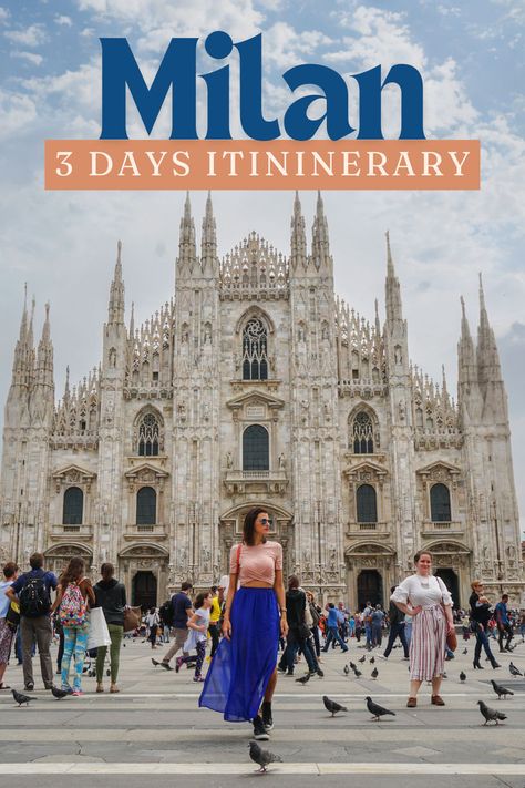 The Perfect 3 Days in Milan Itinerary! A complete guide about what to do in Milan, where to stay, eat and shop. Recommendations for the best hotels in Milan for all types of budgets and travelers, and some unique places to visit in this iconic Italian city. Plus travel tips and all you need to know to plan your trip to Milan. Milan Italy | Milan Hotels | Milan things to do | Milan food Milan Hotels, Best Hotels In Milan, Milan Itinerary, Milan Food, To Do In Milan, Best Cities In Europe, All About Italy, Mediterranean Travel, Things To Do In Italy