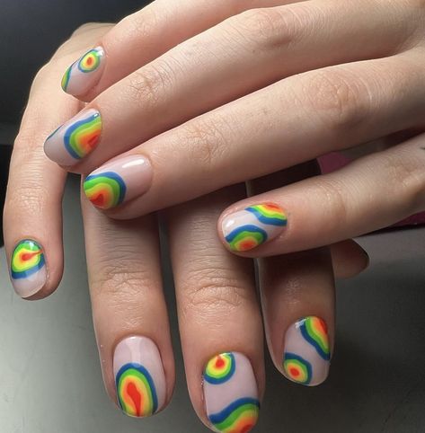 Young Miko Nails Inspired, Young Miko Nails, Walking Rainbow, Young Miko, Nails 2023, Manicure Y Pedicure, Nail Inspiration, Dream Nails, Chic Nails