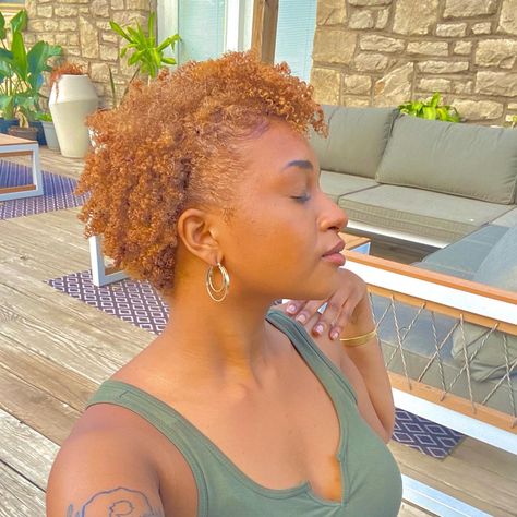 Honey blonde, auburn natural 4c hair Honey Blonde Short Natural Hair, Honey Blonde Twa Natural Hair, Honey Blonde 4c Hair, Honey Brown 4c Hair, Blonde 4c Hair, Honey Blonde Short Hair, Honey Blonde Pixie Cut, Honey Blonde Natural Hair, Blonde Twa