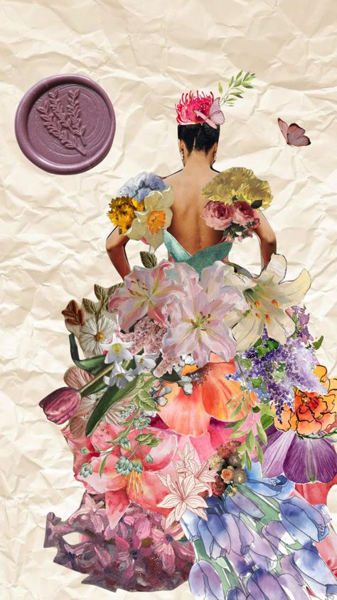 #flowers #collage #aesthetic Kollage Konst, Blank Sketchbook, Flowers Collage, Collage Kunst, Collage Art Projects, Flower Collage, Surreal Collage, The Human Experience, Paper Collage Art