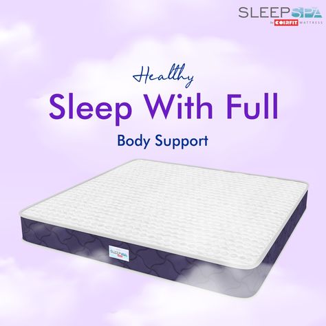 Getting enough sleep helps to keep your mind and body healthy. With Sleep Spa's upgraded mattress technology, you will get 8 hours of healthy sleep with full body support. Shop now from https://www.sleepspa.in/ and get upto 50% + Free mattress protector worth of Rs. 3999/- on every mattress order. Use code - IPLFEVER. Offer valid till stock lasts. #sleepspamattress #sleepspa #bodysupport #posturesupport #mattresslaunch #newmattress #advancedtechnologies #comfort #cozybed #newlook #newlaunch #c Posture Support, Sleep Help, Body Support, Healthy Sleep, Mattress Protector, Cozy Bed, Full Body, Mattress, Product Launch