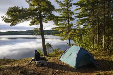 7 Great Waterfront Campsites in Ontario Auyuittuq National Park, Ontario Camping, Manitoulin Island, Ontario Parks, Wasaga Beach, Rv Parks And Campgrounds, Algonquin Park, Canada National Parks, Backyard Camping