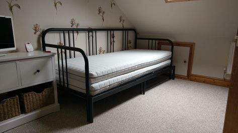 Fyresdal Day-bed from Ikea - Assembly in Newton, Mumbles, Swansea Fyresdal Daybed Ideas, Ikea Fyresdal Daybed Room Ideas, Ikea Fyresdal, Fyresdal Daybed, Mumbles Swansea, Cottage Rv, Bedroom Wishlist, Day Bed Frame, Daybed Room