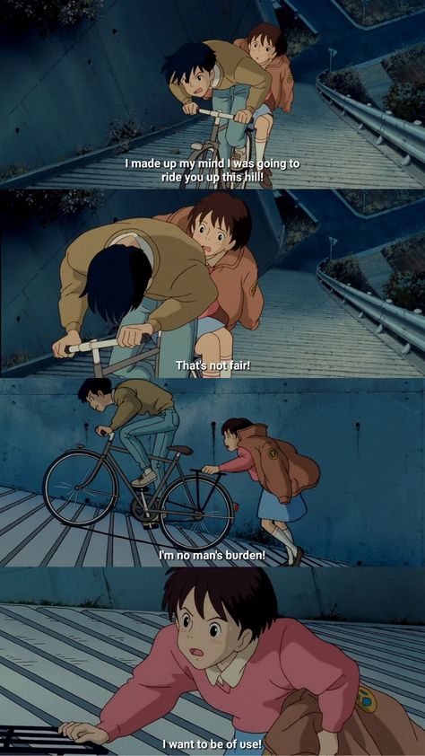 Seji Amasawa Whisper Of The Heart, Whisper From The Heart, Whisper Of My Heart, Whisper Of The Heart Quotes, A Whisper Of The Heart, The Whisper Of The Heart, Whisper Of The Heart Aesthetic, Ghibli Whisper Of The Heart, Shizuku Tsukishima