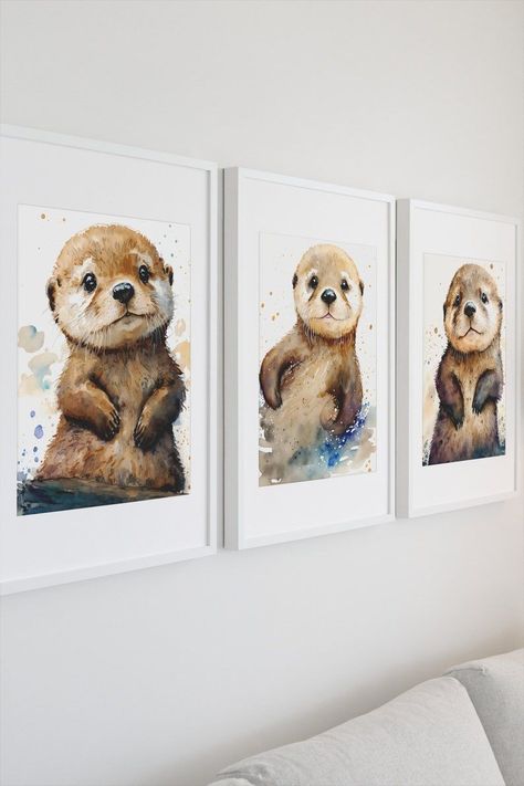 Watercolor Sea Otter Nursery Prints, Set of 3 Prints, Nursery décor, Nursery wall art, Baby Animal prints for nursery, Baby Animal Prints | acrylic painting food
, kitchen artwork painting
, kitchen artwork painting
, acrylic painting kitchen art
, oil painting food
, kitchen paintings art wall decor
, kitchen paintings art wall decor bohemian
, fruit wall art
, fruit art print
, fruit painting prints
, abstract fruit painting
, fruit canvas painting Otter Nursery, Watercolour Nursery Art, Prints For Nursery, Beach Nursery, Watercolor Paintings Of Animals, Animal Nursery Art, Animal Nursery Theme, Baby Otters, Watercolor Nursery