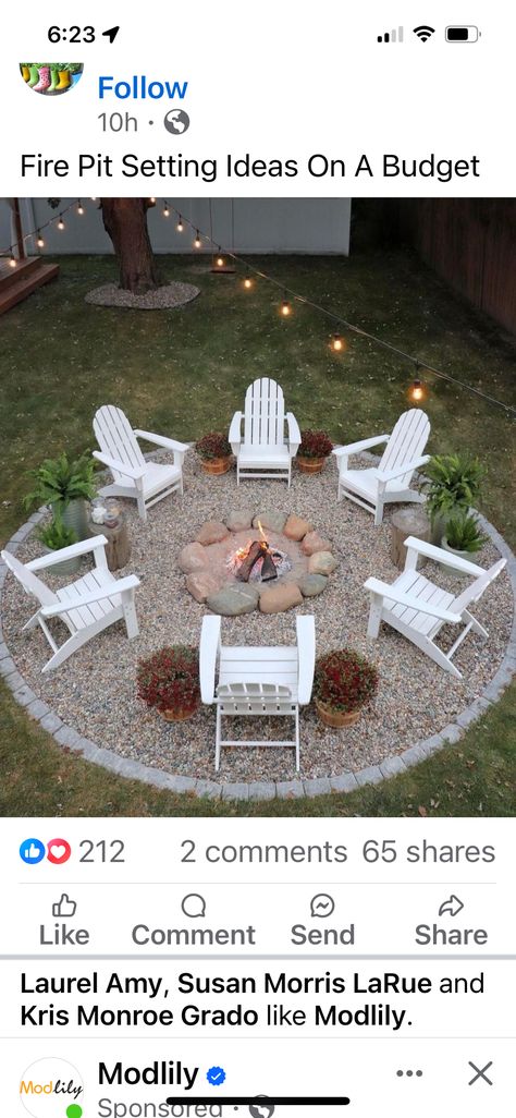 Outdoor Fire Pit Area, Fire Pit Landscaping, Backyard Renovations, Backyard Remodel, Magic Garden, Diy Backyard Landscaping, Ideas Backyard, Backyard Inspiration, Backyard Diy Projects