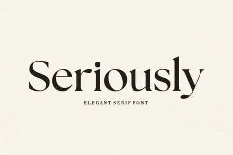 Serious Fonts, Classy Editorial, Fonts 2023, Elegant Serif Fonts, Luxury Font, Modern Serif Fonts, Modern Serif, Font Inspiration, Title Design