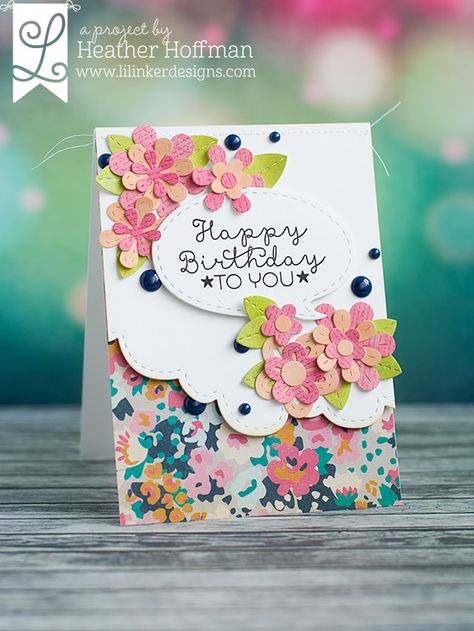 Beautiful Greeting Cards, Card Sketches, Card Layout, Floral Cards, Creative Cards, Scrapbook Paper Crafts, Folded Cards, Paper Cards, Creative Designs