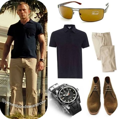 James Bond Casual, James Bond Outfits, Daniel Craig Style, Bond Outfits, Bond Suits, James Bond Style, White Toms, Daniel Craig James Bond, Mens Casual Dress Outfits