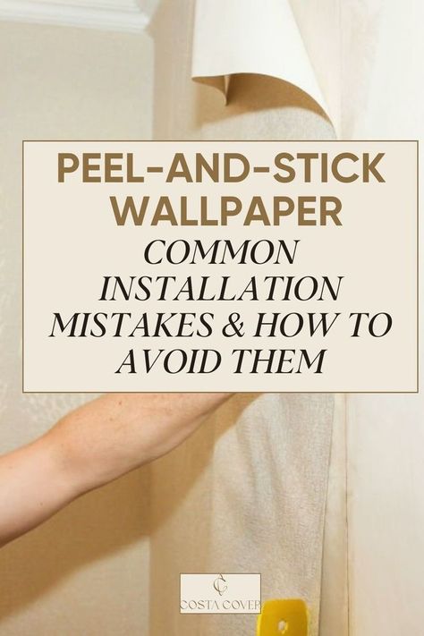 Peel-and-stick wallpaper can transform your space, but common installation pitfalls can lead to frustration. Discover the most frequent errors and how to avoid them for a smooth, professional-looking finish. Our guide provides practical advice to help you achieve the best results. Learn more at www.costacover.com! How To Hang Removable Wallpaper, Peel And Stick Wallpaper Textured, Wallpaper How To, Applying Peel And Stick Wallpaper, Installing Peel And Stick Wallpaper, Peel And Stick Wallpaper Tips, How To Hang Peel And Stick Wallpaper, How To Apply Peel And Stick Wallpaper, How To Install Peel And Stick Wallpaper