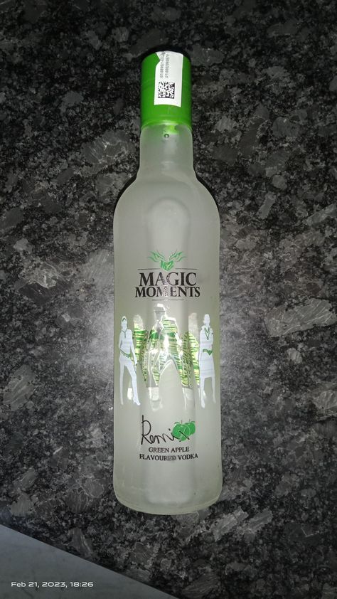 Magic Moments Vodka Bottle Snapchat, Vodka Snapchat Stories, Magic Moments Vodka Snap, Alchole Bottle Snap, Magic Moments Vodka, Alcohol Snap, Beer Image, Alcoholic Drinks Pictures