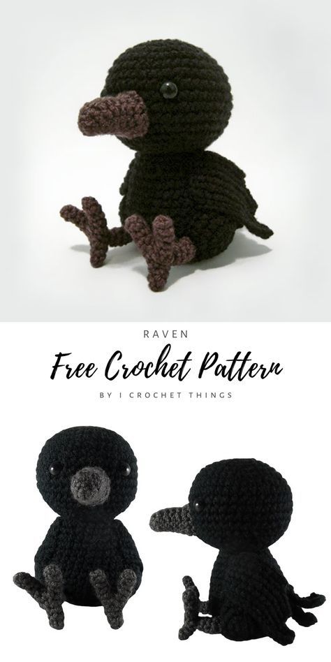 Pola Amigurumi, Halloween Crochet Patterns, Toys Crochet, Crochet Animals Free Patterns, Crochet Design Pattern, Toy Crochet, Adorable Crochet, Crochet Things, Crochet Amigurumi Free