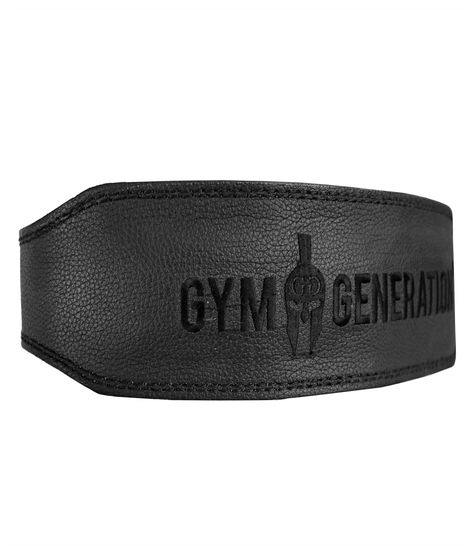 Discover the Gym Generation Leather Weightlifting Belt in All Black – an essential accessory for any serious strength athlete who not only values maximum performance but also seeks unique style. This belt is not just a functional tool but a statement that highlights your determination and style in the gym.

The sturdy black leather, combined with a matching black buckle and a discreet black logo embroidery design, gives this belt a striking and powerful aesthetic. It exudes confidence and shows that you're serious about your goals – whether it's weightlifting, powerlifting, or CrossFit.

However, the Gym Generation All Black Leather Weightlifting Belt offers not only style but also function. Its ergonomic construction supports your posture during intense lifting exercises while simultaneou Powerful Aesthetic, Weightlifting Belt, Stringer Tank Top, Logo Embroidery Design, Gym Backpack, Heavy Weights, Gym Pants, Warriors T Shirt, Gym Tank Tops