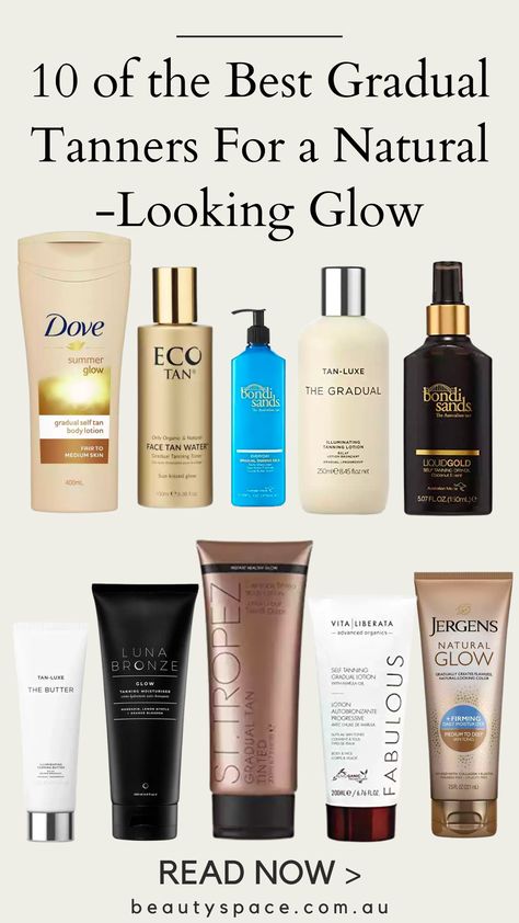 Best Fake Tanner, Best Self Tanning Lotion, Fake Tan Lotion, Good Fake Tan, Gradual Tanning Lotion, Tanning Moisturizer, Best Tanning Lotion, Beauty Space, Best Self Tanner