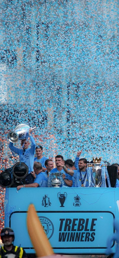 Manchester City Treble, Man City Team, Manchester City Wallpaper, Manchester City Football Club, Football Icon, City Car, Beautiful Landscape Wallpaper, City Wallpaper, Man City