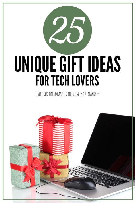 Wondering what to get someone who loves electronics? Today we're sharing our 25 favorite holiday gift ideas for tech lovers! #kenarry #ideasforthehome Tech Gifts For Boyfriend, Sound Gift Ideas, Tech Gifts For Men, Electronic Gifts For Men, Gifts For Techies, Gifts For Tech Lovers, Electronic Gift Ideas, Night Vision Goggles, Cool Tech Gifts