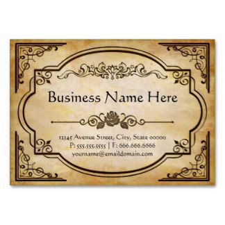 Antique Business Card Template | Elegant Antique Old Paper with Vintage Frame Business Cards Vintage Business Card Design, Vintage Business Cards, Business Labels, Member Card, Vintage Business, Retro Typography, Elegant Business Cards, Unique Business Cards, Vintage Frame