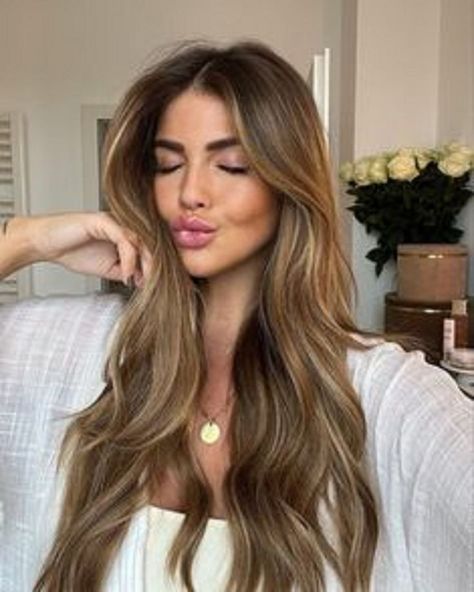 Rambut Brunette, Bombshell Hair, Brown Hair Looks, Brown Hair Inspo, Brunette Hair With Highlights, Brown Hair Balayage, Blonde Hair Inspiration, Brown Blonde Hair, Hair Inspiration Color