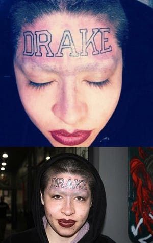 Tattoos Gone Wrong, Tattoo Mistakes, Epic Tattoo, Religious Tattoo, Vampire Movies, Tattoo Fails, Bad Tattoos, Old Tattoos, Face Tattoos