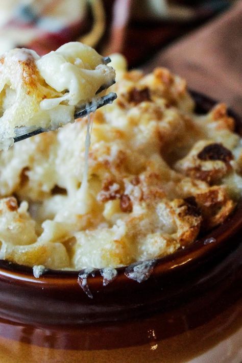 French Onion Mac and Cheese!! French Onion Mac And Cheese Recipe, French Onion Mac And Cheese, Onion Mac And Cheese, Baked Mostaccioli, Italian Sausage Pasta, Macaroni N Cheese Recipe, Just A Pinch Recipes, Inexpensive Meals, Mac And Cheese Recipe