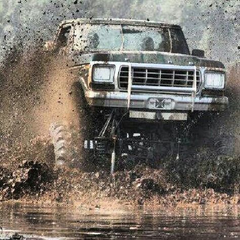 Muddy Trucks, 79 Ford Truck, 1979 Ford Truck, Mud Trucks, Custom Pickup Trucks, Built Ford Tough, Dodge Rams, Old Ford Trucks, Jacked Up Trucks