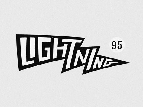 Lightning Bolt | 95 by Chris Angelo on Dribbble Logos With Lightning Bolts, Lightning Bolt Designs, Lightning Bolt Typography, Lightning Bolt Vector, Lightning Bolt Logo Design, Lightning Bolt Graphic, Lightning Bolt Illustration, Traditional Lightning Bolt Tattoo, Lightning Branding