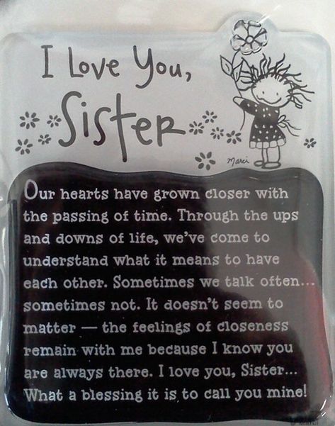 Quotes About Sisters, Prayers For Sister, I Love You Sister, Happy Birthday Sister Quotes, Little Sister Quotes, Sister Love Quotes, Sister Poems, Sister Quotes Funny, Sisters Quotes