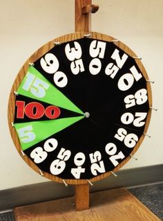 My Price is Right wheel Price Is Right Decorations, Diy Price Is Right Games, Price Is Right Wheel Diy, Price Is Right Birthday Party, Price Is Right Games Diy, Game Show Party Ideas, Price Is Right Party, Price Is Right Wheel, Price Is Right Games