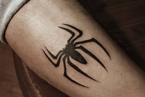 UPDATED: 35 Amazing Spiderman Tattoos for 2020 (August 2020) Tattoo Designs Spiderman, Small Tattoos Spiderman, Unique Spiderman Tattoo, Spiderman Tattoo Men, Cool Spiderman Tattoos, Spiderman Symbol Tattoo, Spider Man Symbol Tattoo, Spiderman Tattoo For Women, Spider Man Logo Tattoo