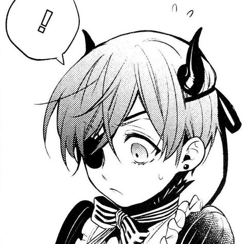 Ciel Phantomhive Manga, Ciel Phantomhive, Anime, Black