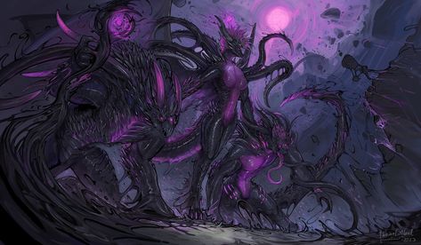 Monster 2, Cool Monsters, Dnd Monsters, Dark Fantasy Art, Our World, Steven Universe, Dark Fantasy, Fantasy Art, Character Design