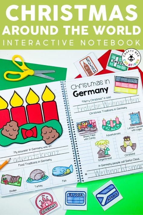 Christmas Traditions In Germany, Christmas Holiday Traditions, Germany For Kids, Passports For Kids, Christmas In Germany, Christmas Around The World, Preschool Christmas Crafts, Holidays Around The World, The Crafts