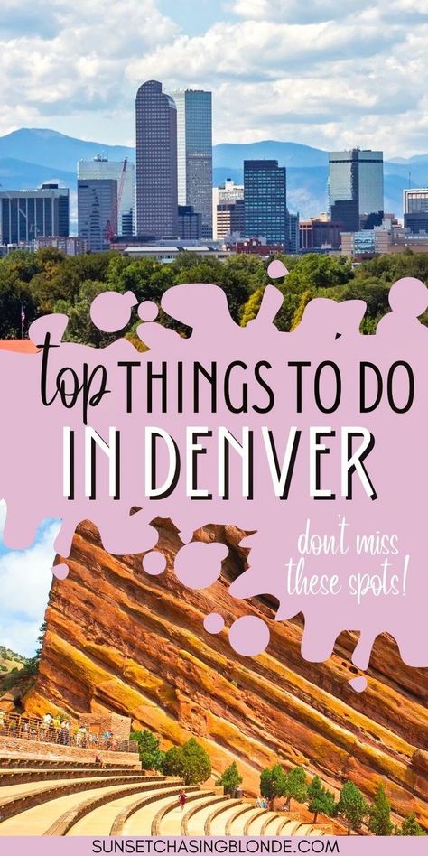 Denver Colorado Vacation, Winter Vacation Packing, Winter Vacation Packing List, Denver Vacation, Things To Do In Denver, Best Weekend Trips, Denver Travel, Visit Denver, Vacation Packing List