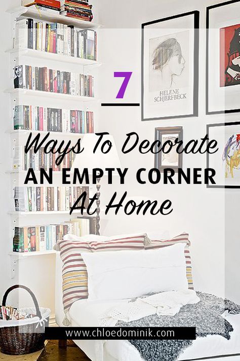 7 Ways To Decorate An Empty Corner At Home - Chloe Dominik Blank Corner Ideas, Blank Corner Living Rooms, How To Decorate Top Of Dresser, Decorate Top Of Dresser, Inteior Design, Top Of Dresser, Redecorating Ideas, Corner Plant, Statement Chairs