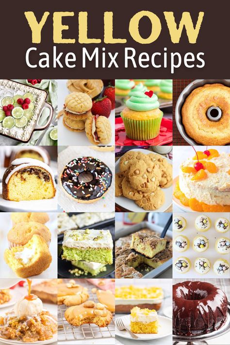 Unlock the versatility of yellow cake mix with these mouthwatering recipes that turn a simple box into extraordinary treats. Cookies, cakes, and even donuts are included in these yellow cake mix recipes! If you are reading this, you are probably considering using a yellow cake mix to make something other than a plain yellow cake. … The post Yellow Cake Mix Recipes: Golden Sweet Treats! appeared first on DIY Candy. 8x8 Yellow Cake Recipe, Boxed Yellow Cake Mix Recipes Ideas, Yellow Cake Recipes Ideas, What Can I Make With A Yellow Cake Mix?, Butter Golden Box Cake Mix Recipes, Cupcakes With Yellow Cake Mix Boxes, Things To Make With Yellow Box Cake, Yellow Cake Mix Add Ins, Yellow Box Cake Mix Recipes Ideas Easy