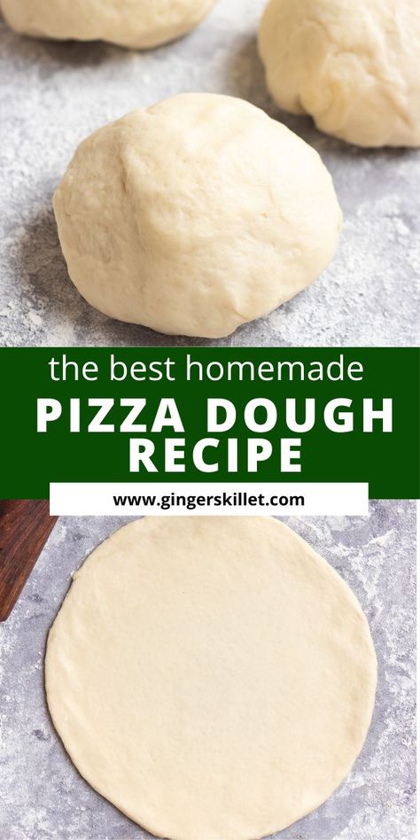 Vegan Dough, Pizza Treats, Easy Homemade Pizza Dough, Homemade Pizza Dough Recipe, Homemade Pizza Dough Easy, Homemade Pizza Crust, Dough Pizza, Pizza Base, Best Homemade Pizza