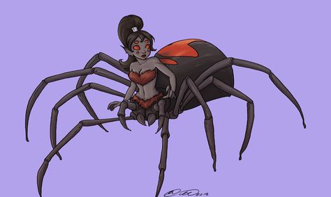 spider girl | Day 06- Spider Girl by jillybean200x on DeviantArt Spider Oc Girl, Spider Person Hybrid, Glass Wing Butterfly, Wing Butterfly, Bat Girl, Hybrid Art, Eye Illustration, Oc Inspo, Spider Girl