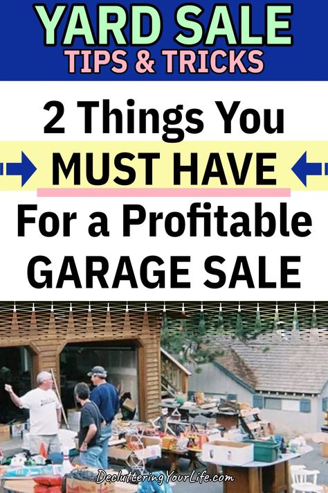 Getting Ready For A Garage Sale, Yard Sale Table Ideas, Yard Sale Clothes Rack Ideas, How To Have A Garage Sale Tips, How To Have A Great Yard Sale, Garage Sale Fundraiser, Tips For A Successful Garage Sale, How To Do A Garage Sale, Moving Sale Everything Must Go