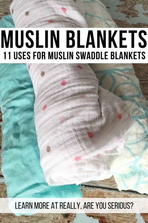 Our girls have been swaddle babies from day one. But, with so many blankets in our possession, I knew I could use them for the purposes, too. Muslin swaddle blankets are so versatile in addition to their “swaddle” label. So, Mi made sure to outline at least 11 ways to use muslin swaddle blankets. #baby #muslinblanket #muslinswaddleblanket #blanket #babyblanket #diaper #wipe #burprag #babies #babygift How To Fold Muslin Blankets, Repurpose Muslin Swaddle Blankets, Folding Swaddle Blankets, Swaddle Fabric Projects, How To Fold Swaddle Blankets For Storage, How To Swaddle With Muslin Blanket, Muslin Blanket Repurpose, Muslin Baby Blanket Diy, How To Swaddle A Newborn