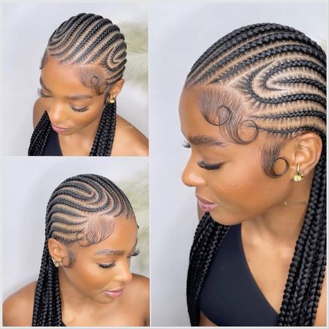 Braided Lines Hairstyles For Black Women Natural, Free Style Straight Back Braids, Black Straight Back Braids, Braided Straight Back Hairstyles, Straight Back Hairstyles Braids African, Cornrows Straight Back Styles, Braid Lines Hairstyles African, Straight Back Hairstyles 2024, Conrows Lines Natural Hair