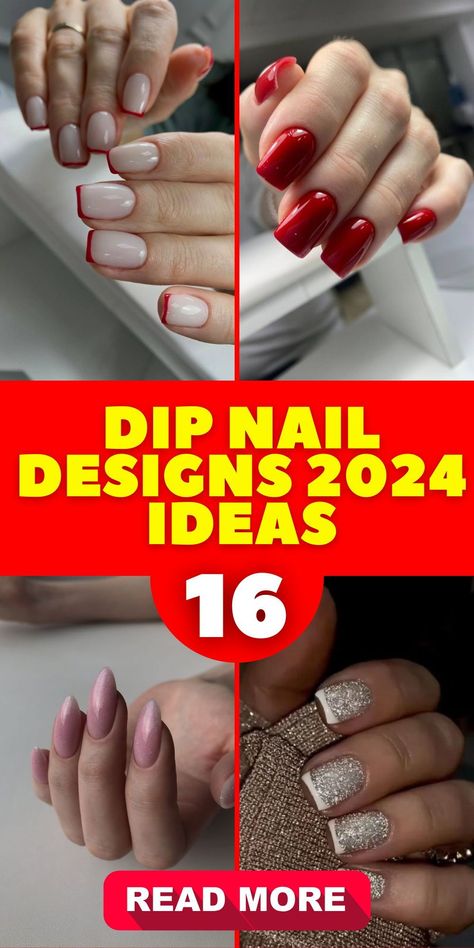 Achieving stunning dip nail designs 2024 doesn't have to be complicated. Opt for simple short dip powder nails with a French tip twist. Create a classic and elegant look with dip nails that combine red and white for timeless beauty. These dip powder nails are easy to DIY and suitable for various occasions. Dip With A Tip Nails, Powder Tips Nails, French Dipped Nails Ideas, Easy Dip Powder Nails Designs, French Nail Designs Dip Powder, Short Nails Powder Dip, Elegant Dipped Nails, Short Dipping Powder Nails, Fingernail Dip Ideas