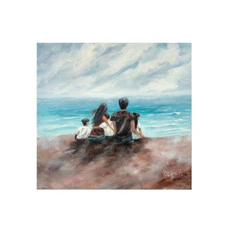 Check out this item in my Etsy shop https://www.etsy.com/listing/909932422/mother-father-three-kids-on-beach-art Art Plage, Seascape Art, Galaxy Painting, Canvas Gift, On Beach, Small Paintings, Painting Edges, Abstract Canvas Art, Mother And Father