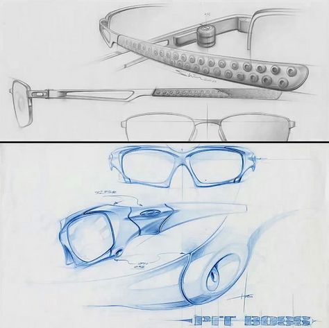 Oakley sunglasses sketch | pics from an Oakley video | Flickr Sunglasses Design Sketch, Sunglasses Sketch, Glasses Sketch, Oakley Jawbreaker, Thumbnail Sketches, Armband Tattoo Design, Sketching Techniques, Flat Sketches, Industrial Design Sketch