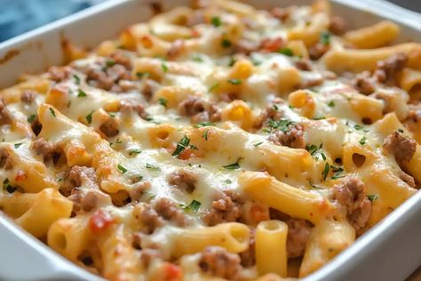 Cheesy Taco Cream Cheese Pasta: Easy One-Pot Recipe - TastyHunger Cheesy Taco Cream Cheese Pasta, Cream Cheese Pasta, Pasta Easy, Cheesy Pasta, Cheesy Recipes, Healthy Bites, Cheese Pasta, Easy Pasta, Creamy Sauce