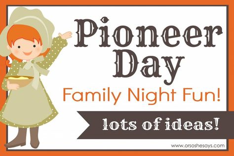 Pioneer Day: Family Home Evening & Activities Pioneer Day Activities, Pioneer Games, Pioneer Activities, Pioneer Crafts, Games Quotes, Pioneer Day, Lesson Activities, Pioneer Life, Primary Activities