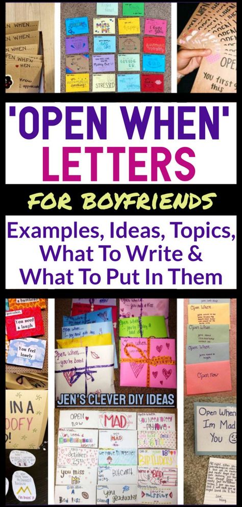 open when letters for boyfriend Open When Notes, Deployed Boyfriend, Open When Gifts, Inside Open When Letters, Deployment Letters, Open When Letters Topics, Aesthetic Gifts For Boyfriend, 5 Senses Gift For Boyfriend, Open When Letters For Boyfriend