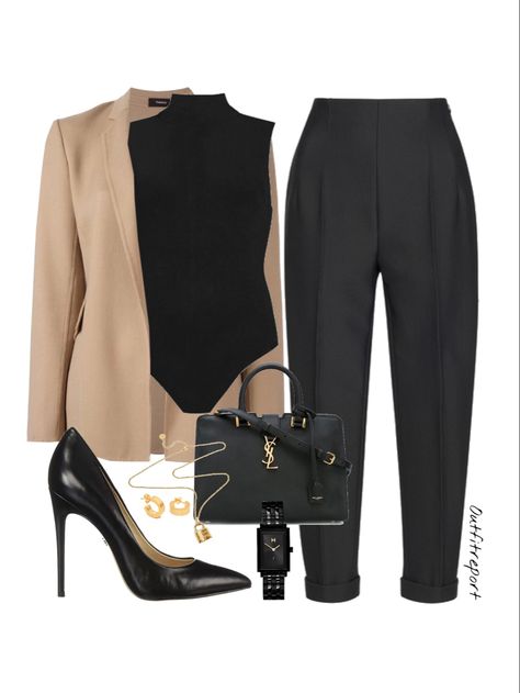 Ysl Outfits Women, Fashion Blazer Outfits, Heels Work Outfit, Stylish Office Wear, Nude Outfits, Blazer Outfits Casual, Lawyer Fashion, Lawyer Outfit, Blazer Outfits For Women