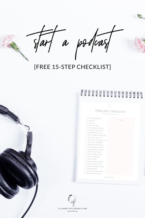 First Podcast Episode, Podcast Launch, Organic Marketing, Podcasting Tips, Social Media Checklist, Podcast Tips, Podcast Topics, Podcast Studio, Writing Software